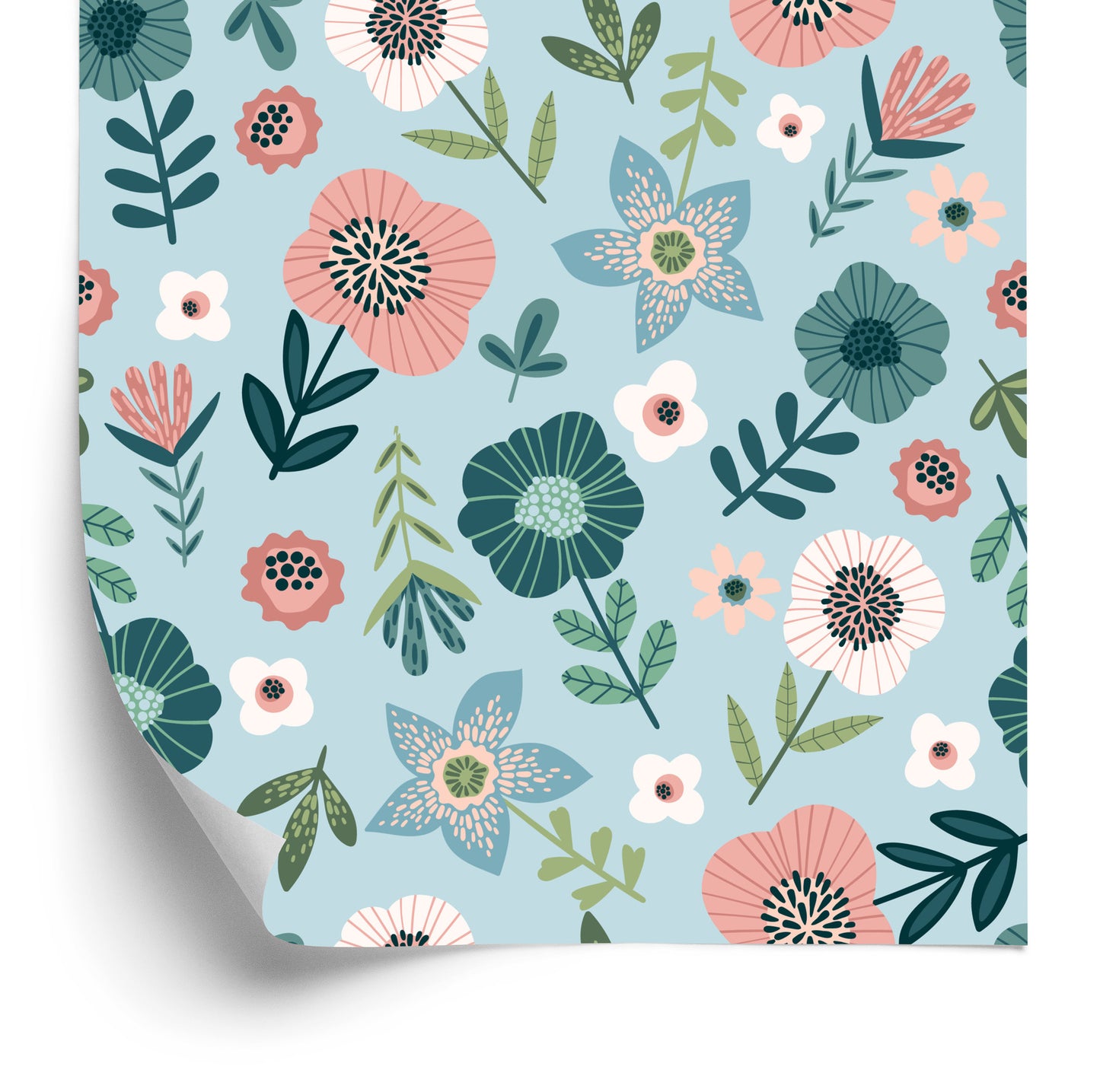 Wallpaper Colorful Flowers