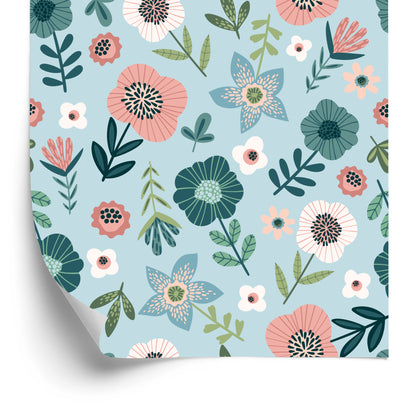 Wallpaper Colorful Flowers