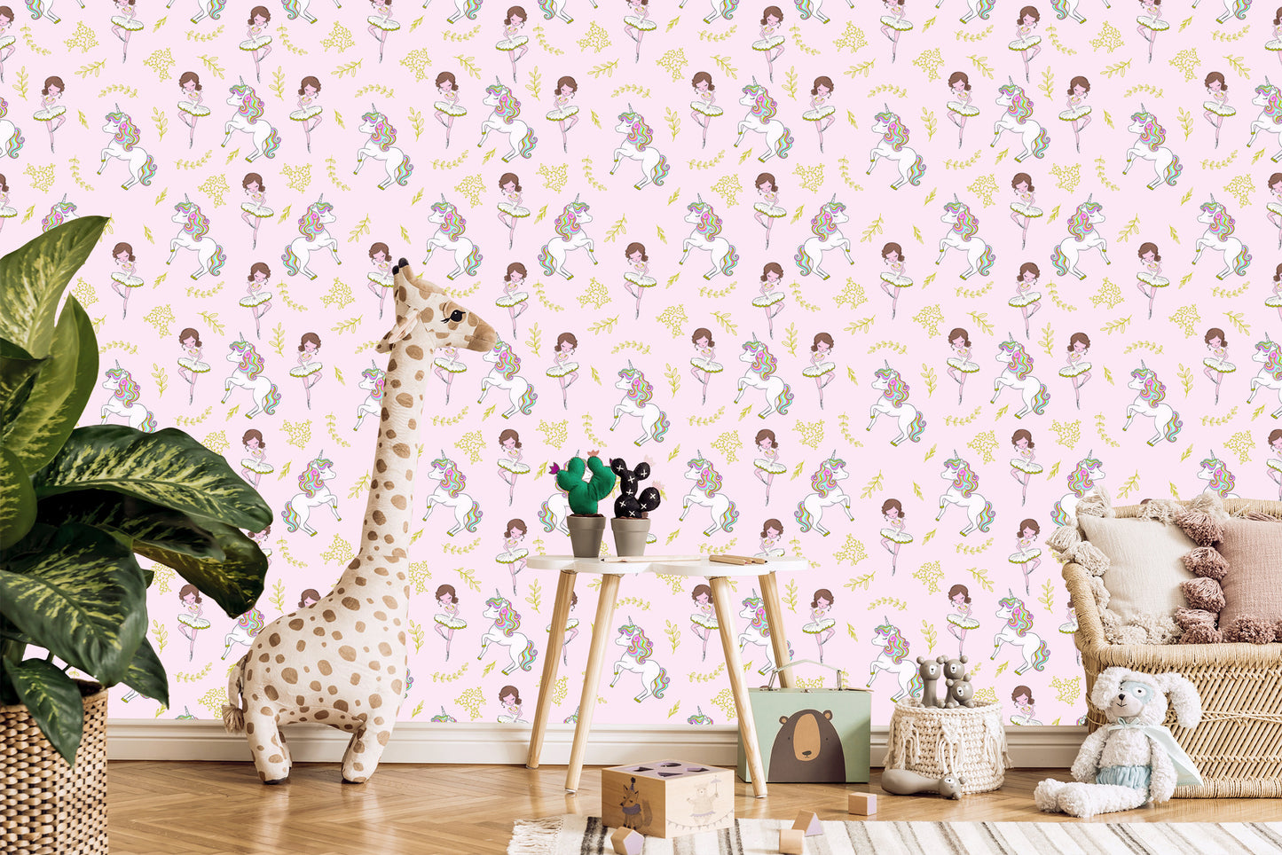 Wallpaper Unicorns And Ballet Dancers