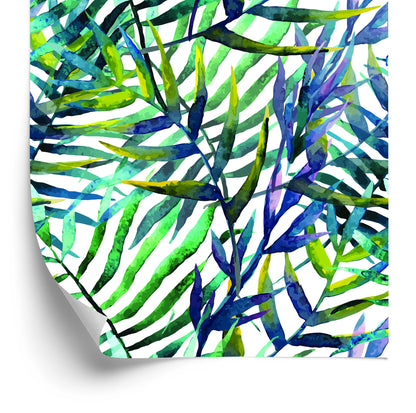 Wallpaper Palm Leaves - Watercolor