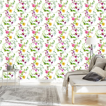 Wallpaper Meadow Flowers