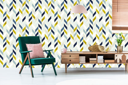 Wallpaper Fashionable Geometric Pattern