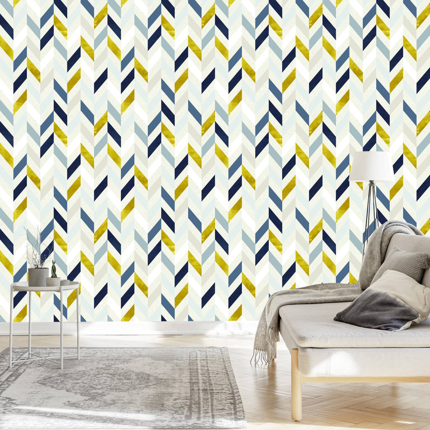 Wallpaper Fashionable Geometric Pattern