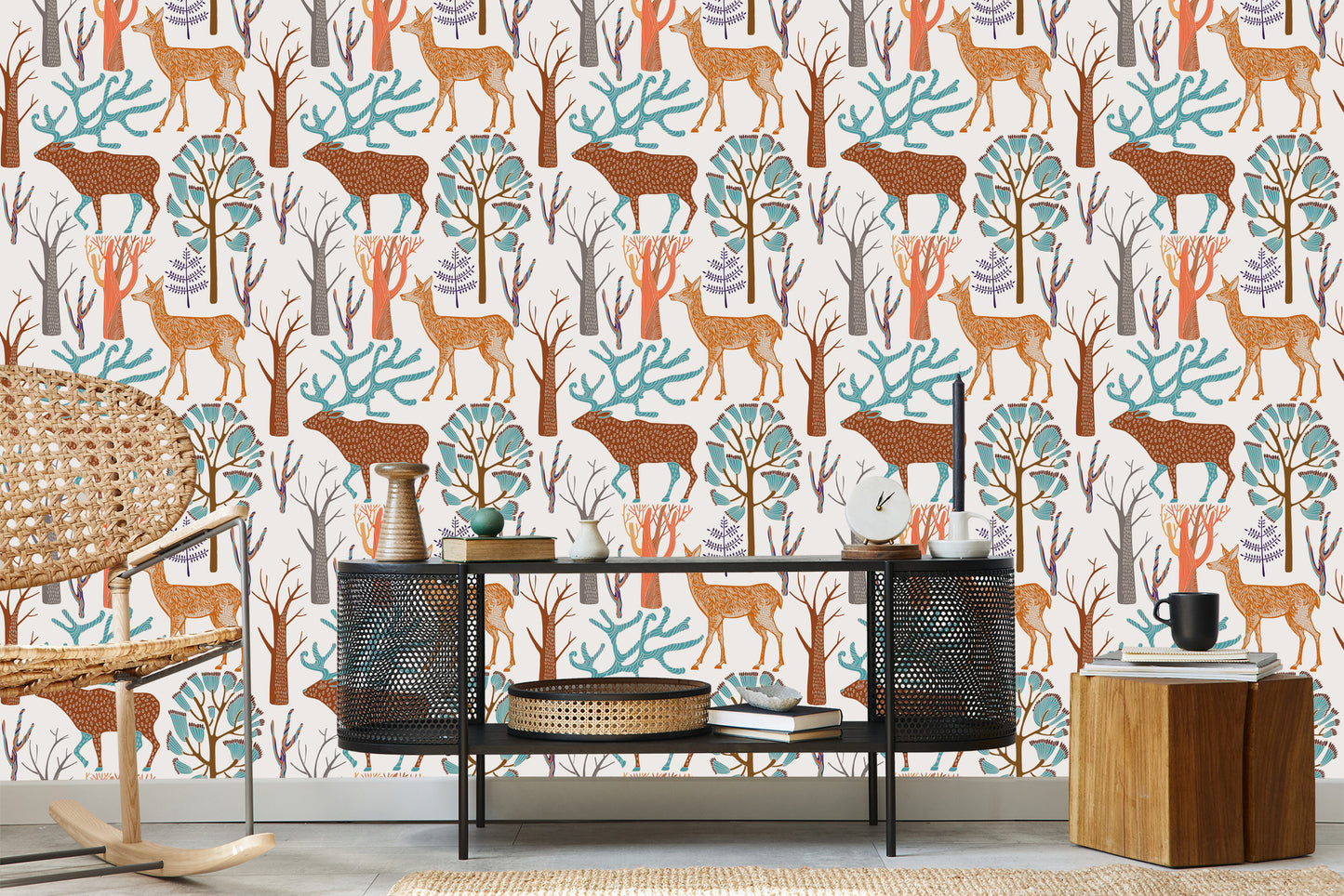 Wallpaper Forest Animals