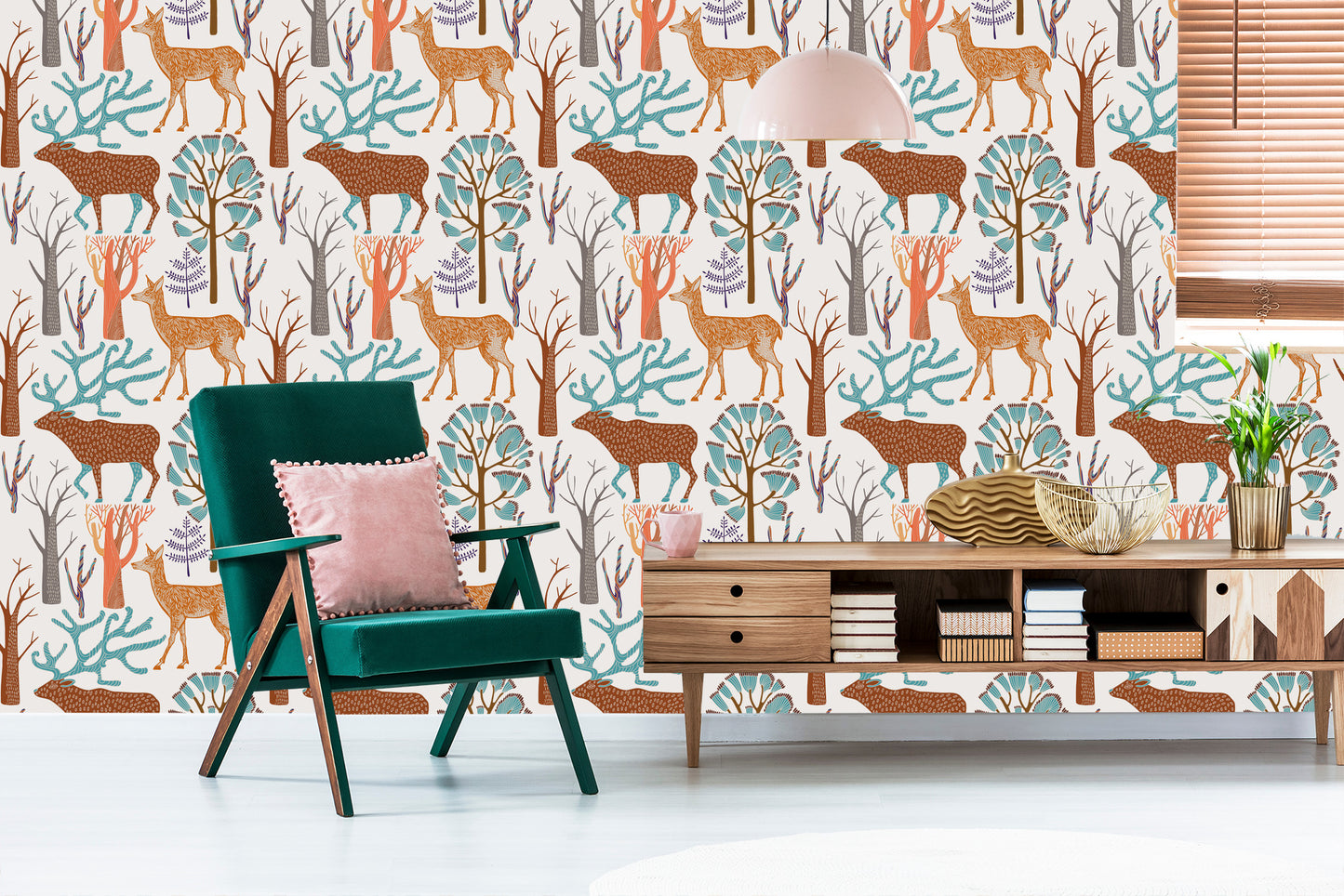Wallpaper Forest Animals