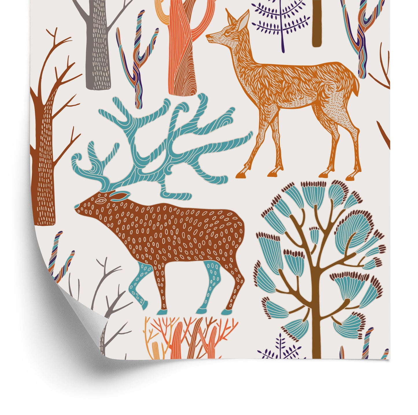Wallpaper Forest Animals
