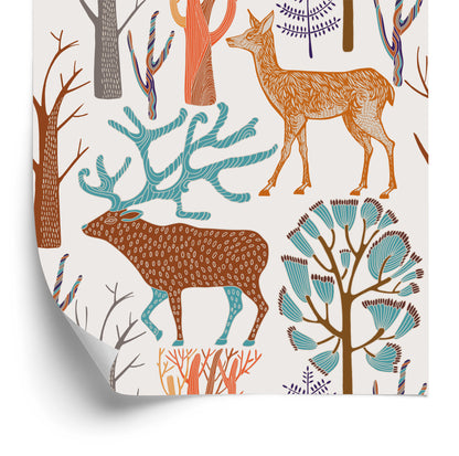 Wallpaper Forest Animals