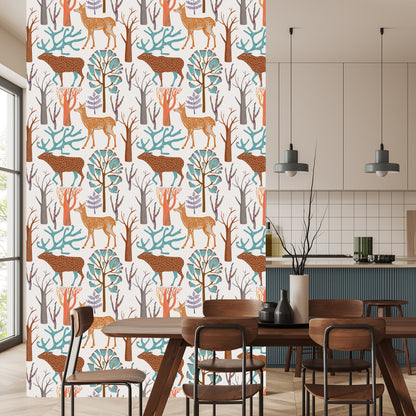 Wallpaper Forest Animals