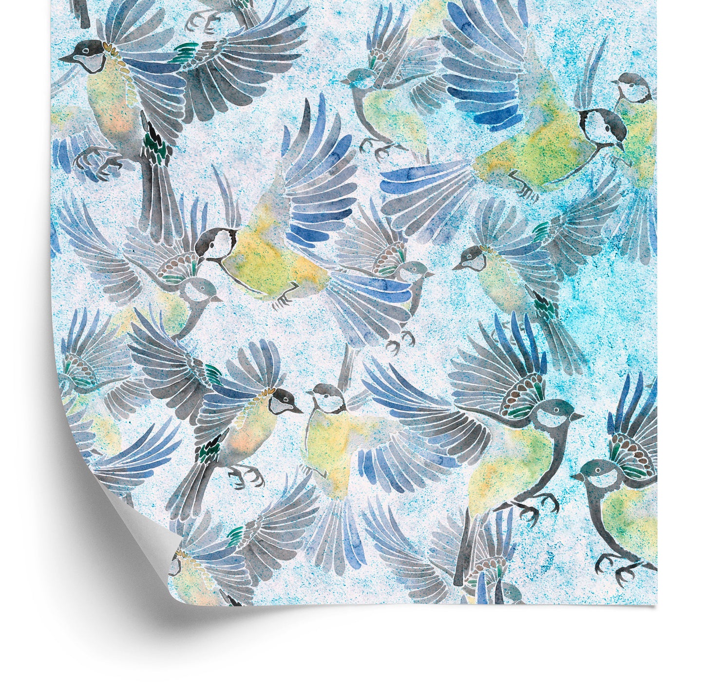 Wallpaper Flying Tits