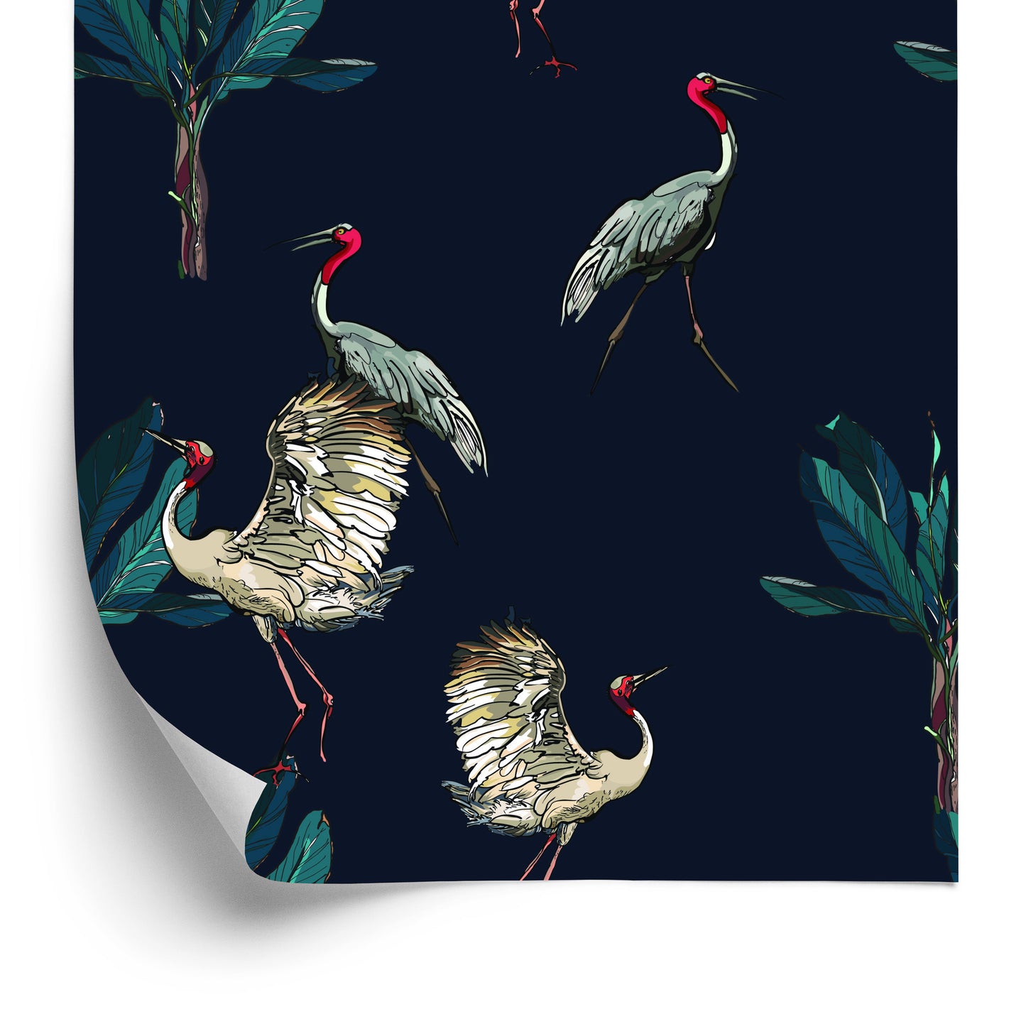 Wallpaper Cranes