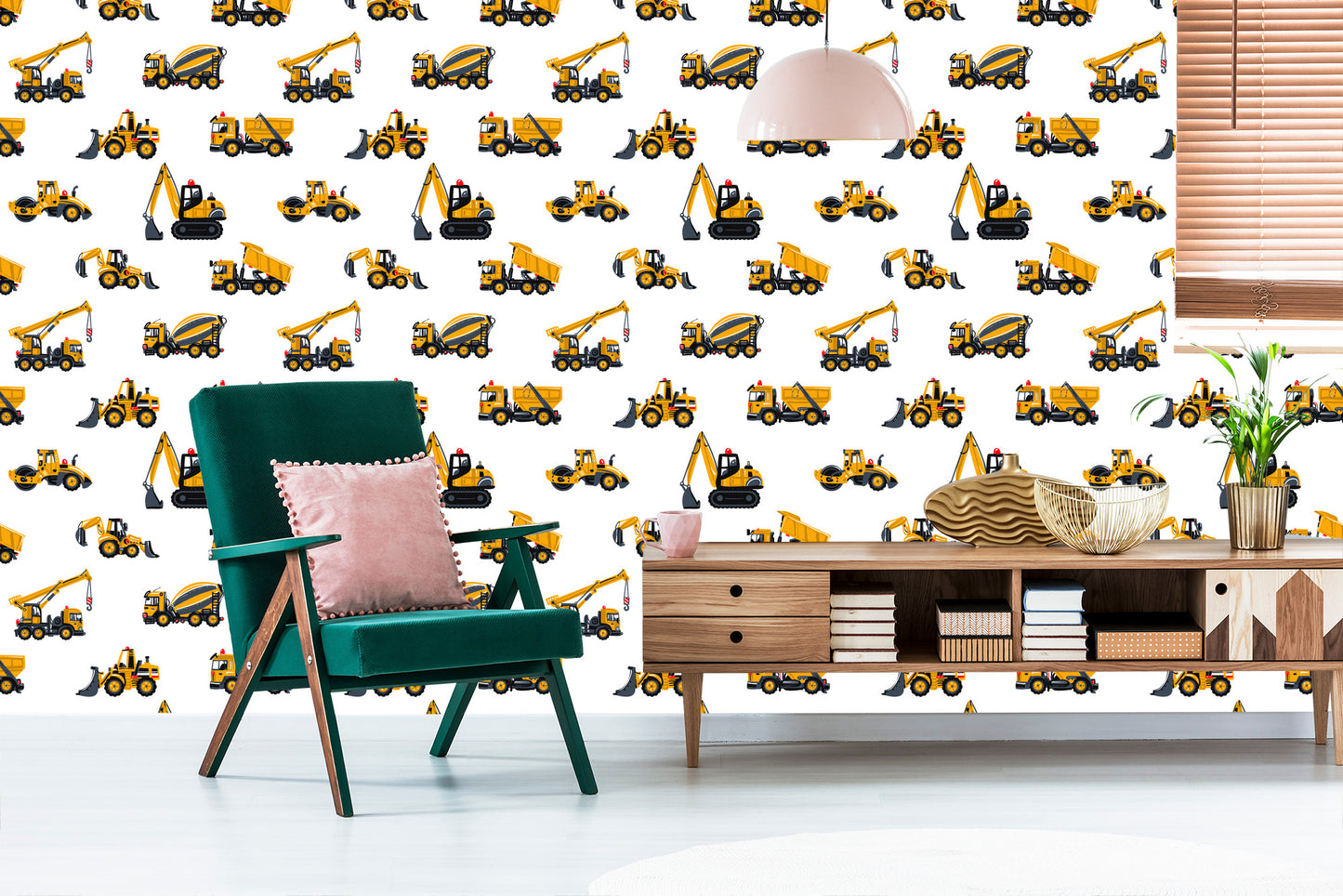 Wallpaper Vehicles, Excavators, Machinery, Nursery