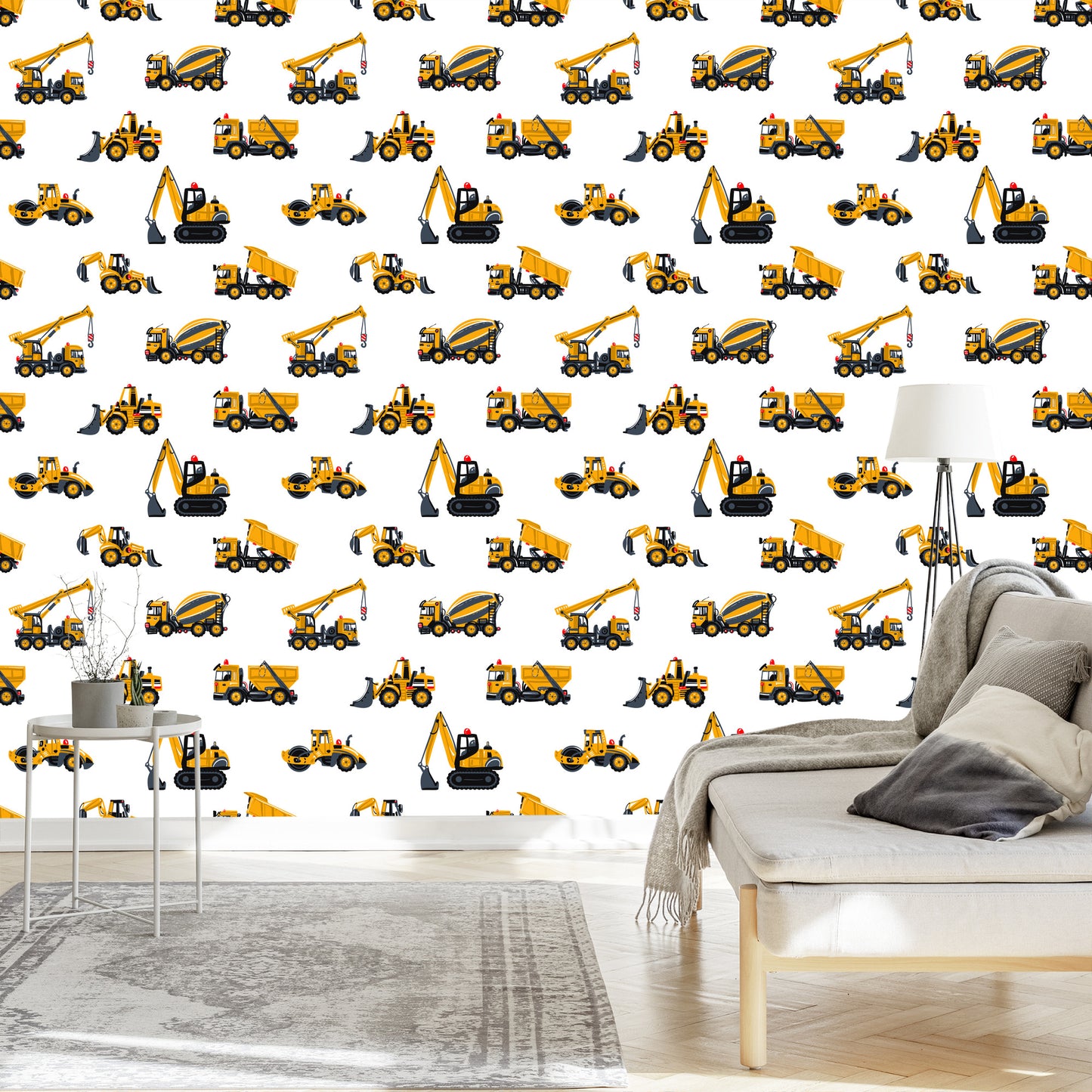 Wallpaper Vehicles, Excavators, Machinery, Nursery