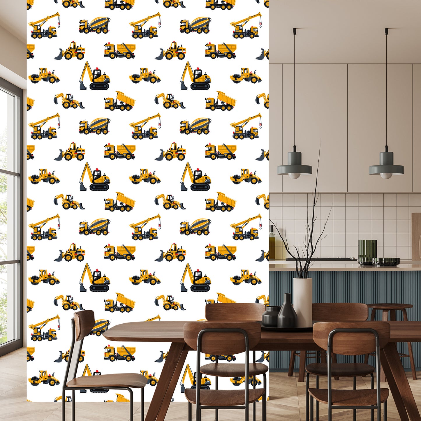 Wallpaper Vehicles, Excavators, Machinery, Nursery
