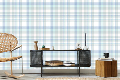 Wallpaper Modern Checked Pattern
