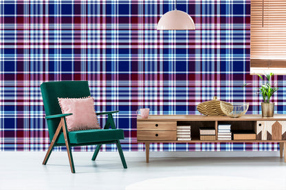 Wallpaper Checked Modern, Geometric