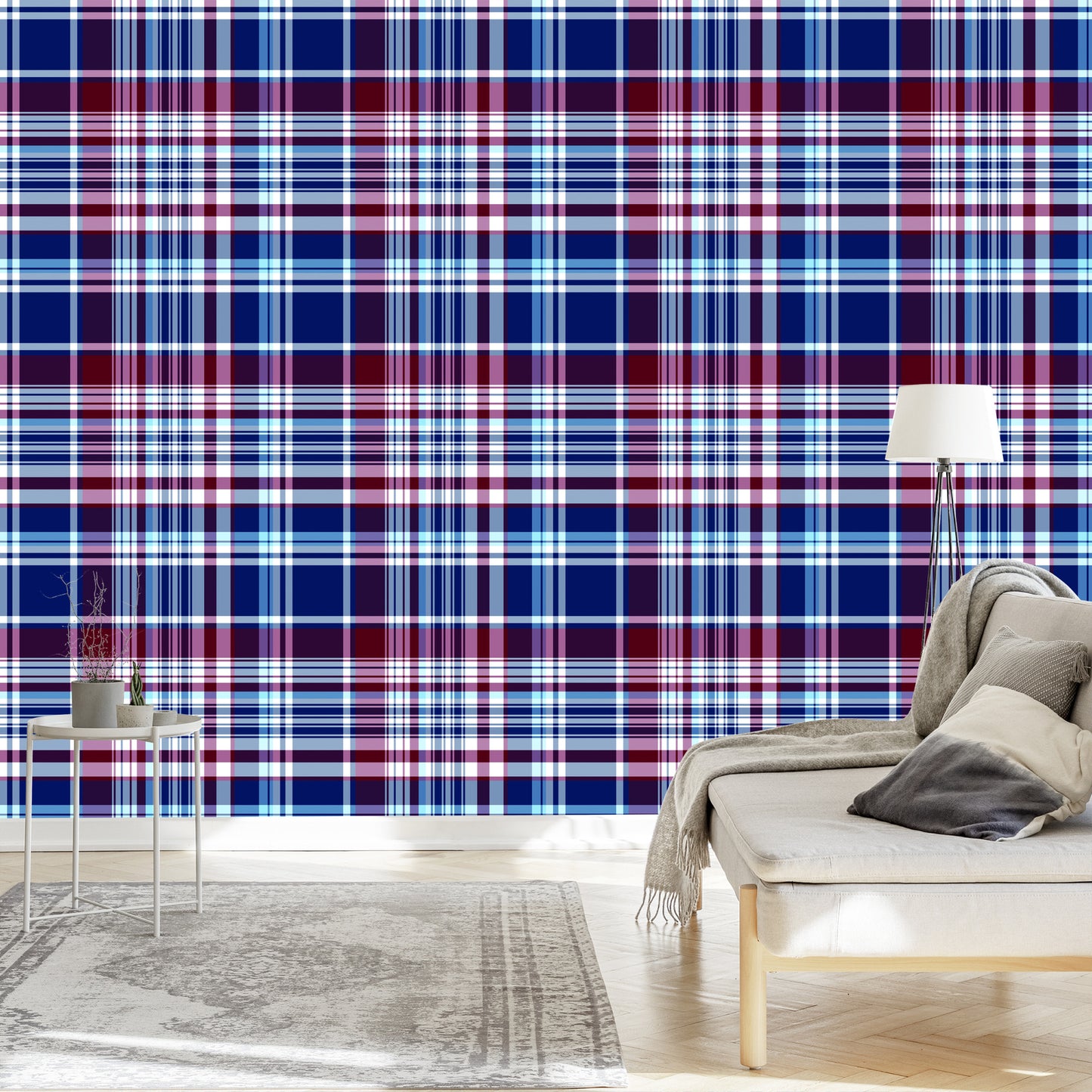 Wallpaper Checked Modern, Geometric