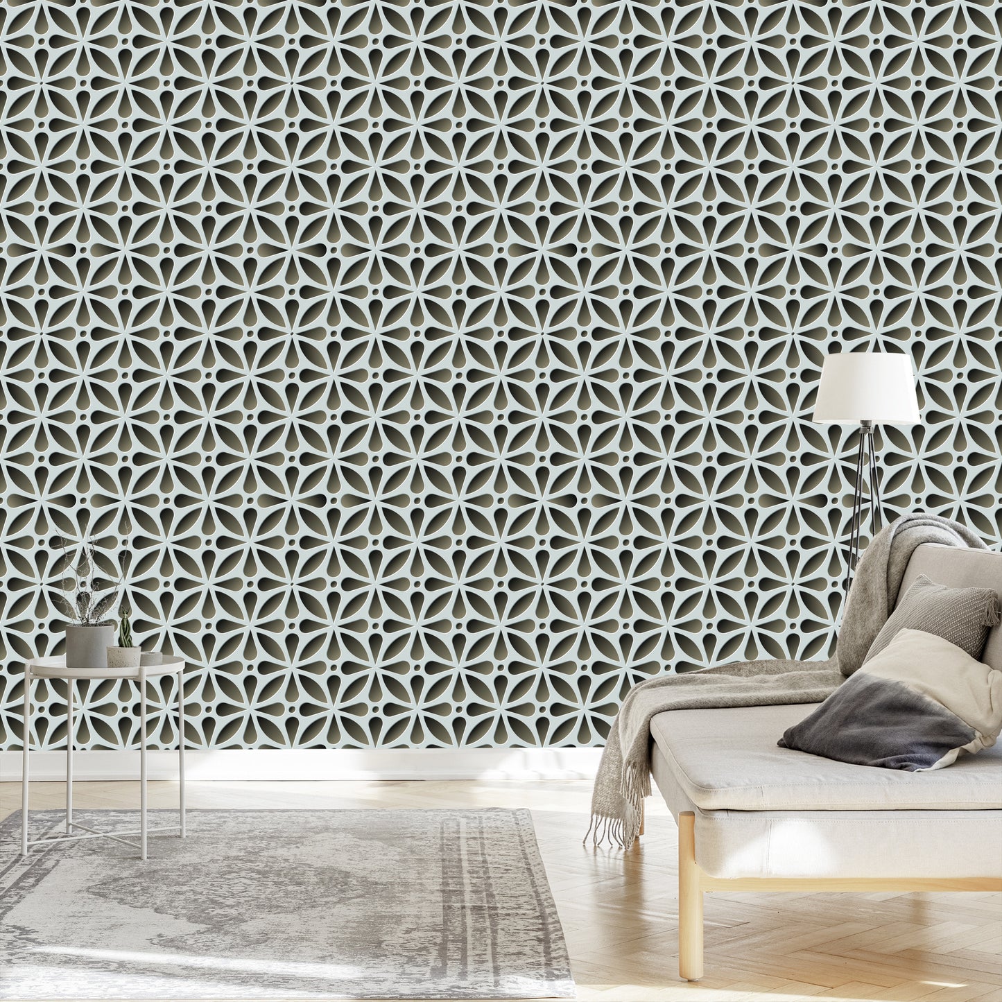 Wallpaper Three-Dimensional Wallpaper, 3D Effect, Optical