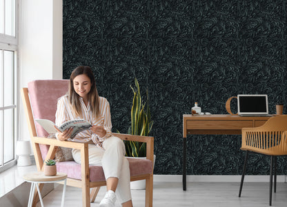 Wallpaper 3D Wallpaper, Modern, Leaves
