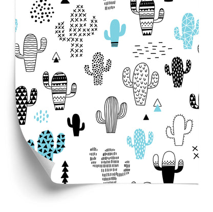 Wallpaper Cacti, Plants, Scandinavian Style