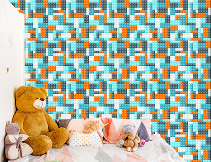Wallpaper Colorful Building Blocks