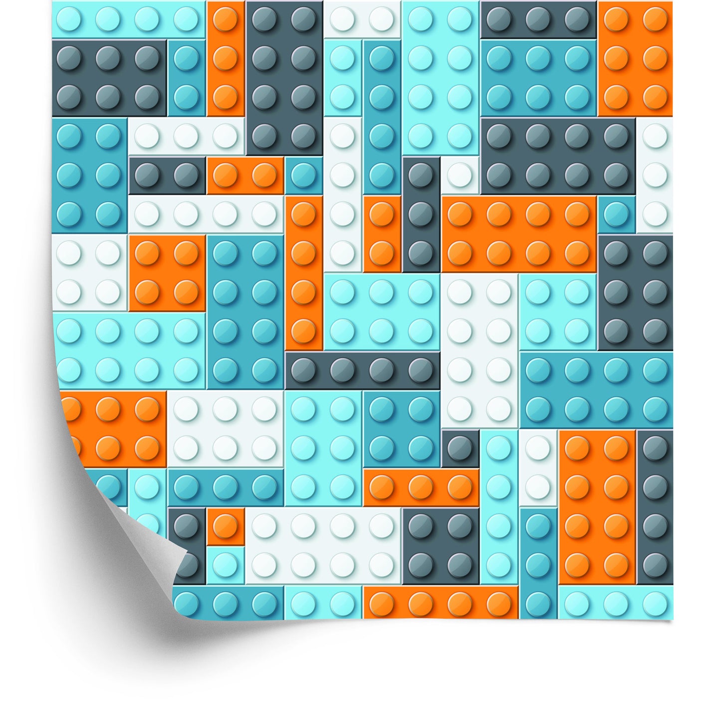 Wallpaper Colorful Building Blocks
