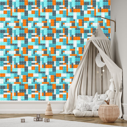 Wallpaper Colorful Building Blocks
