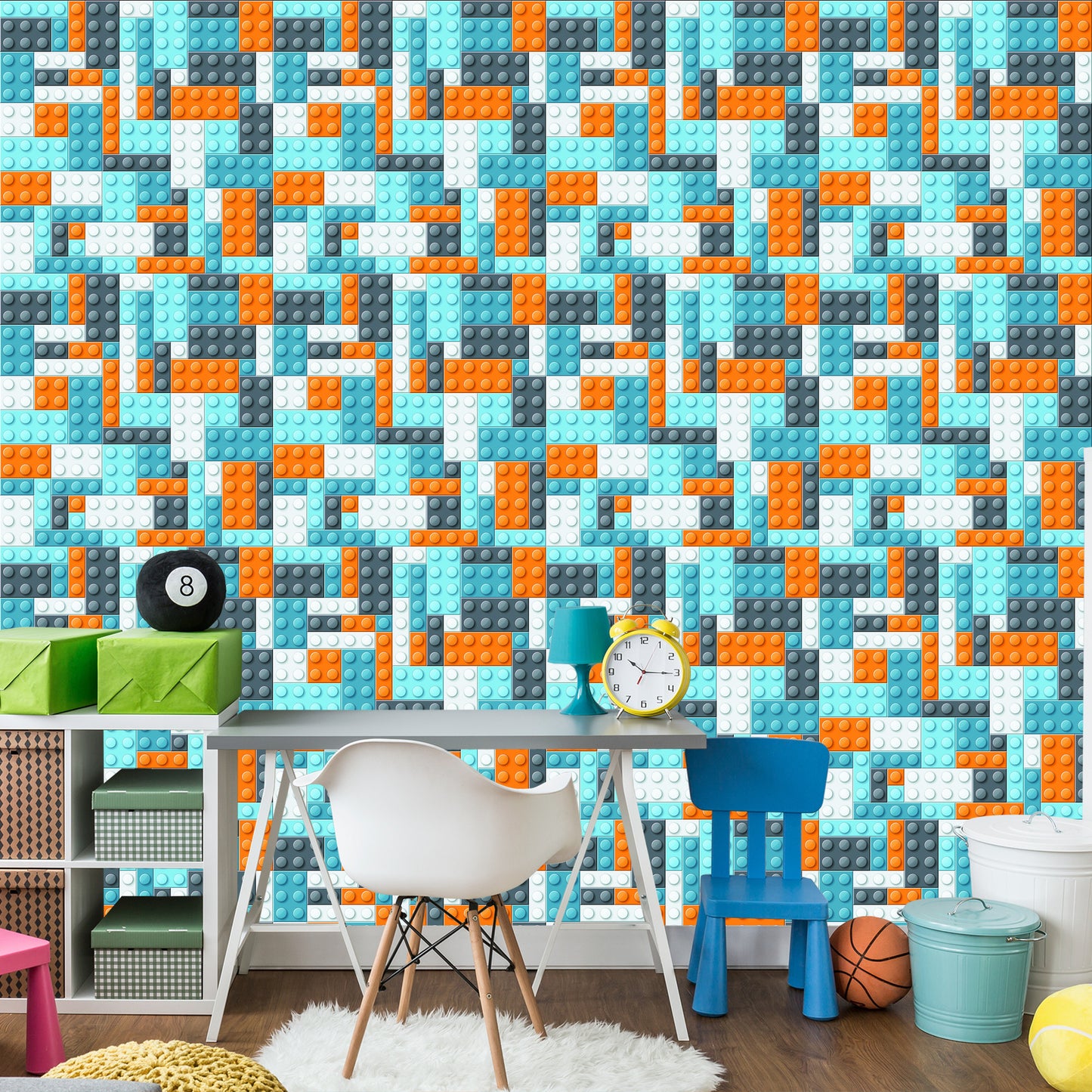 Wallpaper Colorful Building Blocks