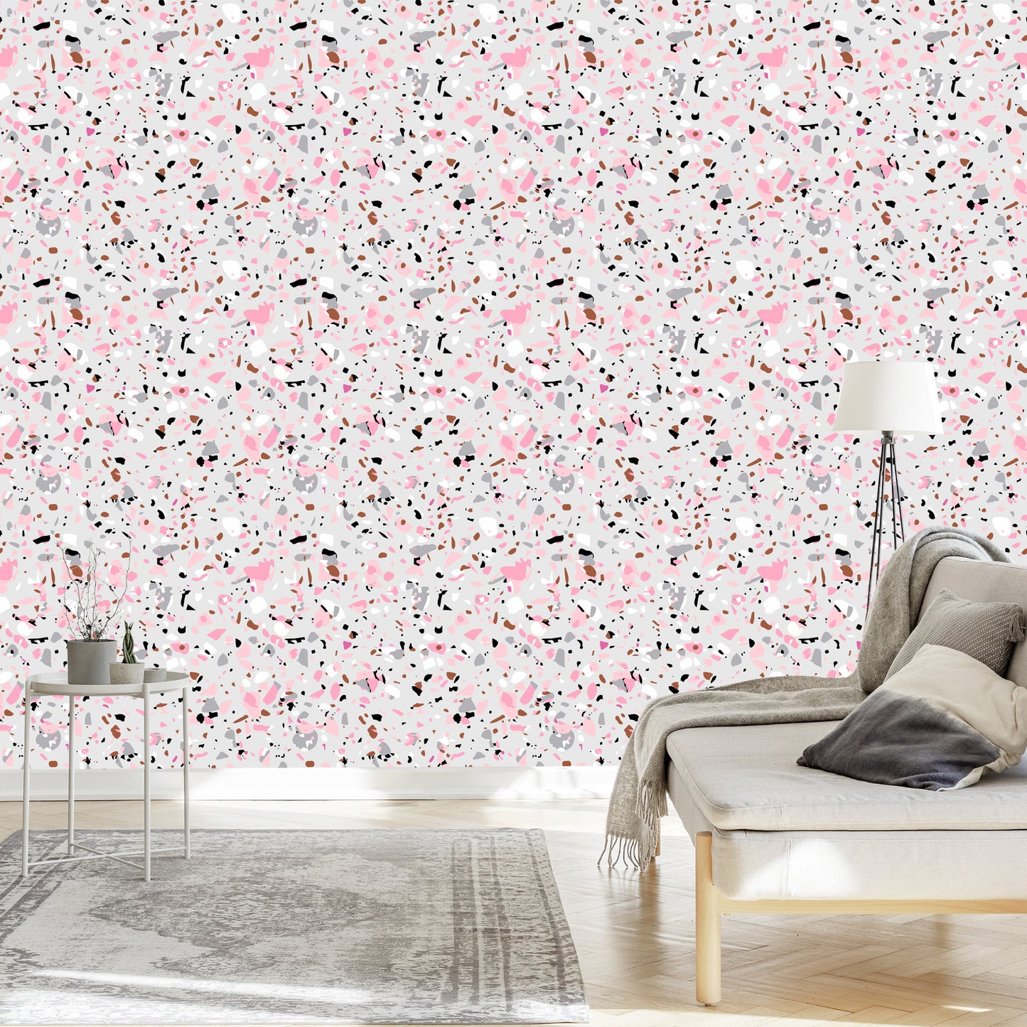 Wallpaper Terazzo Imitation