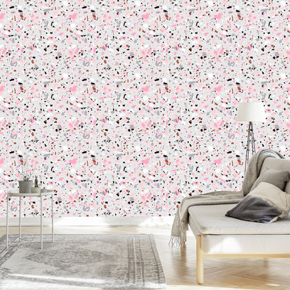 Wallpaper Terazzo Imitation