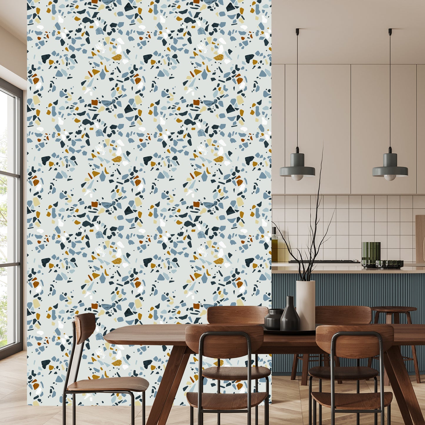 Wallpaper Colorful Terazzo