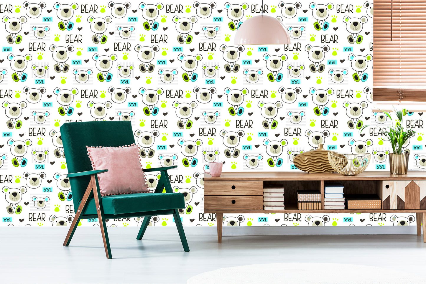 Wallpaper Colorful Bears