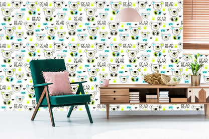 Wallpaper Colorful Bears
