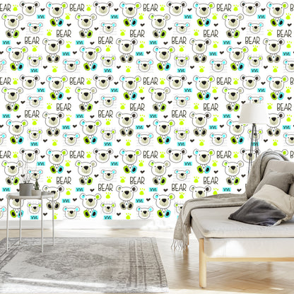 Wallpaper Colorful Bears