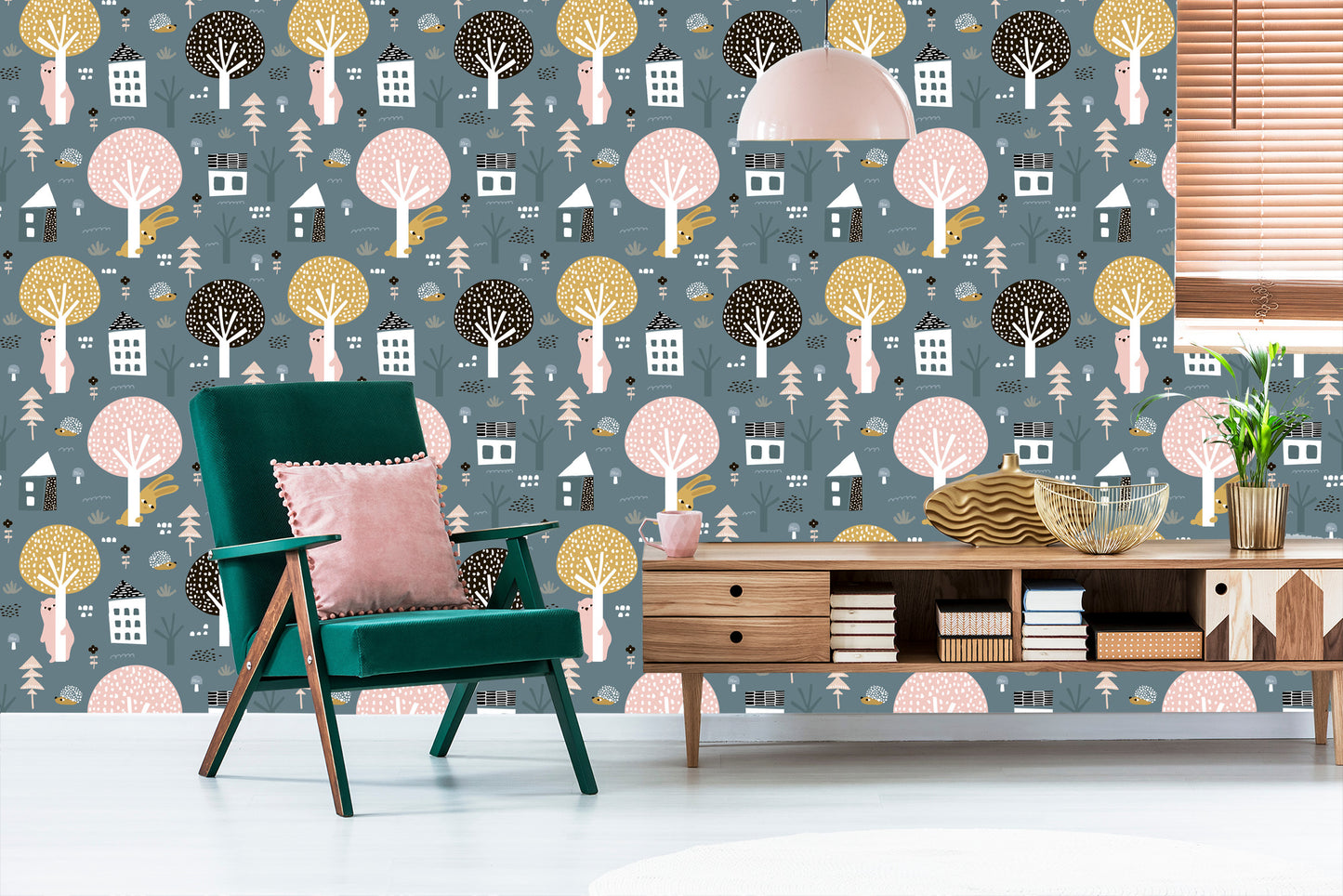 Wallpaper Bears, Trees, Plants