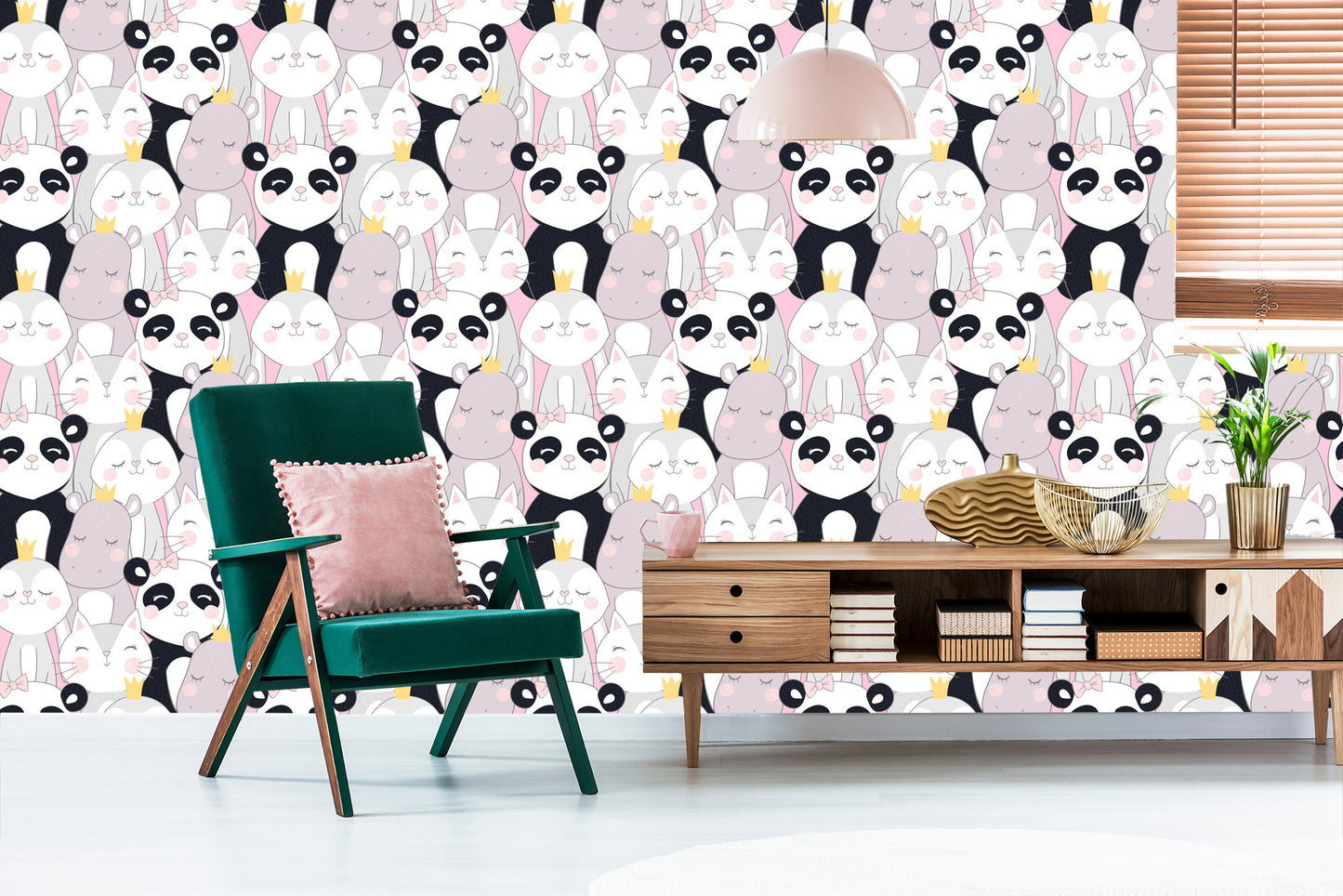 Wallpaper Animals In Crowns