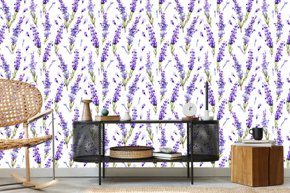 Wallpaper Violet Flowers