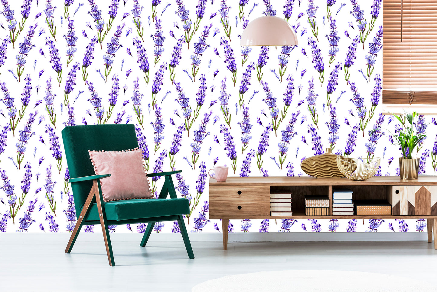 Wallpaper Violet Flowers