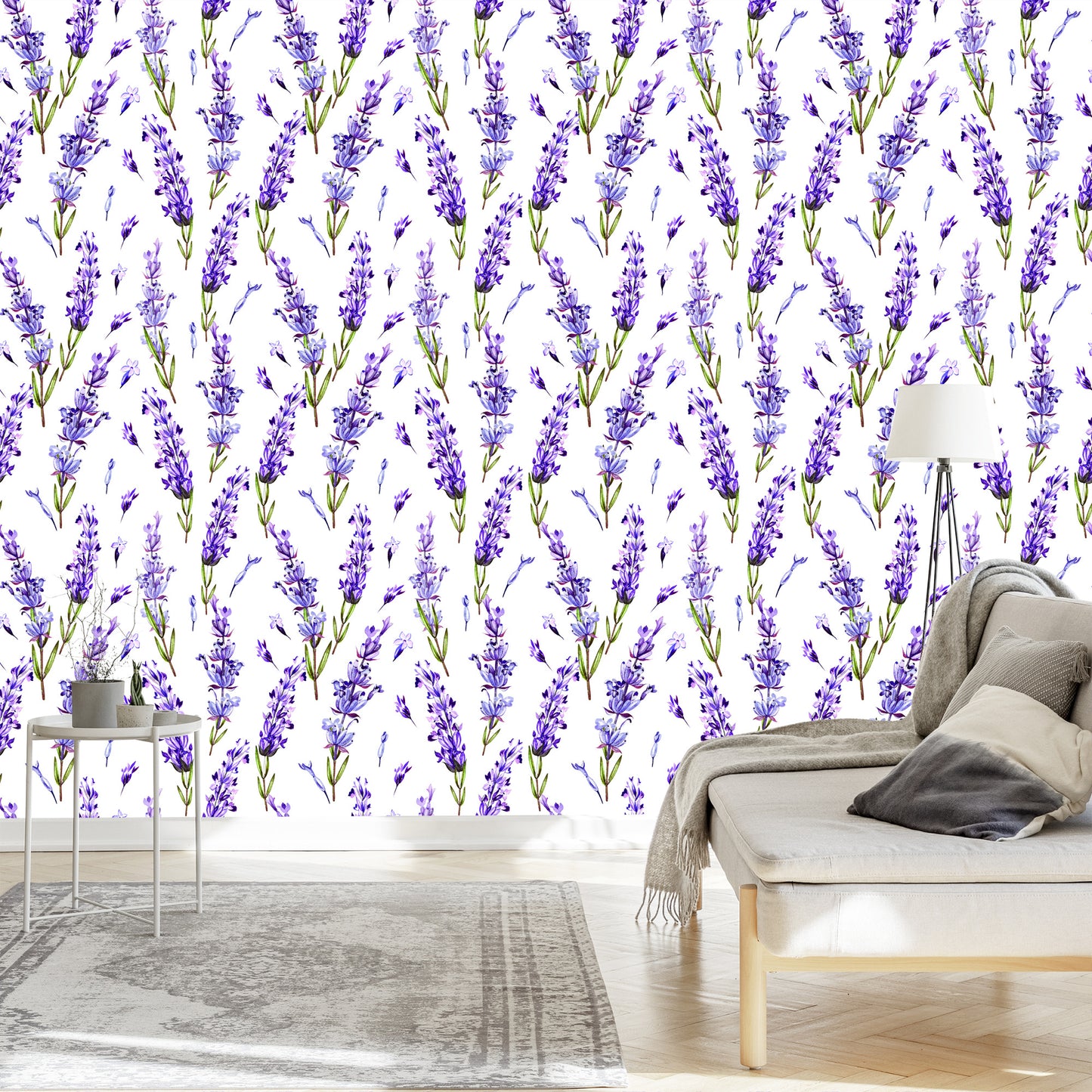 Wallpaper Violet Flowers