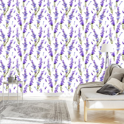 Wallpaper Violet Flowers