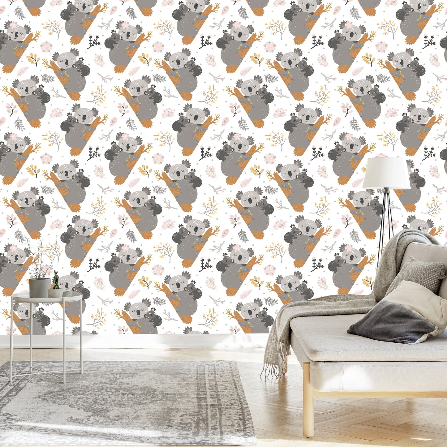Wallpaper Sleeping Koalas