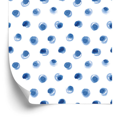 Wallpaper Blue Dots