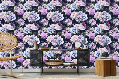 Wallpaper Roses In Dark Colours