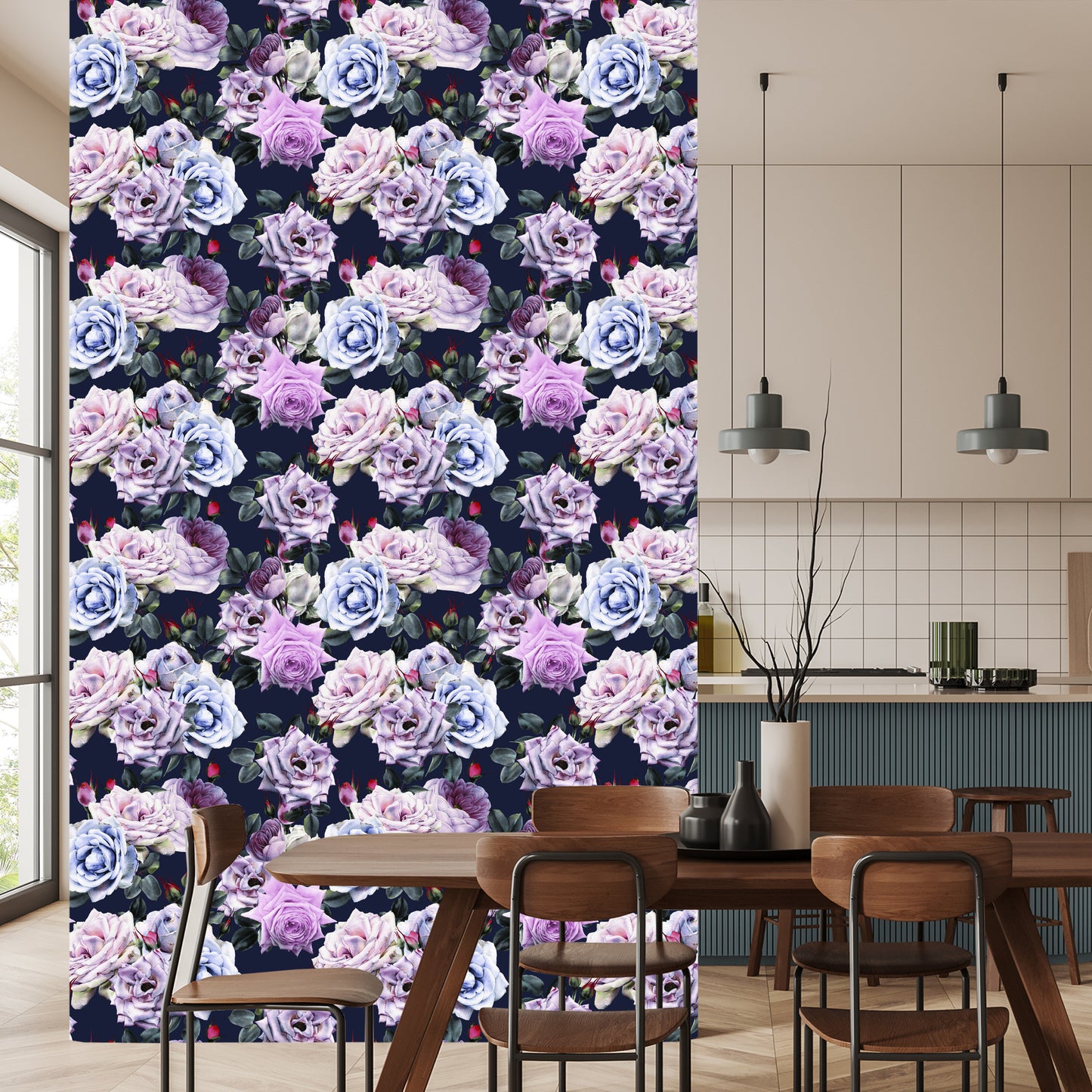 Wallpaper Roses In Dark Colours