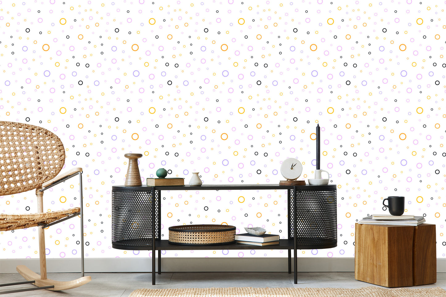 Wallpaper Delicate Circles