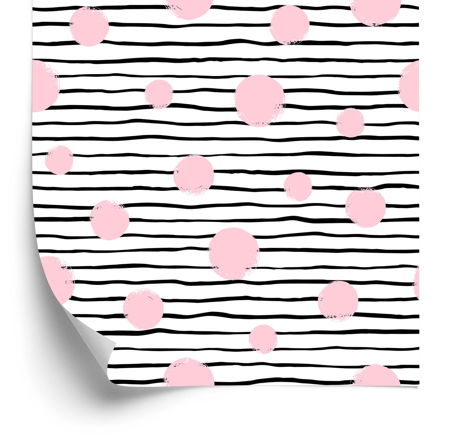Wallpaper Big Circles And Stripes
