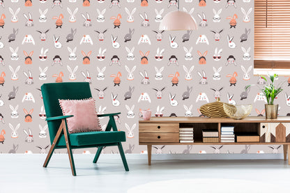 Wallpaper Stylish Rabbits