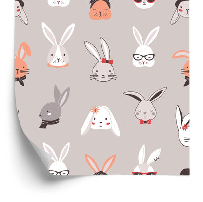 Wallpaper Stylish Rabbits