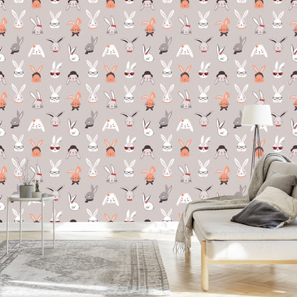 Wallpaper Stylish Rabbits