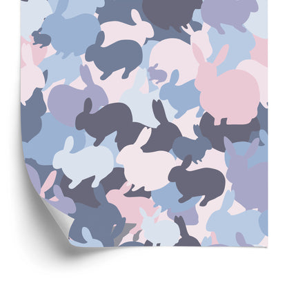 Wallpaper Rabbits In Differen Colours