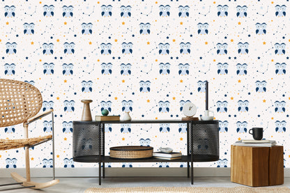 Wallpaper Owls Among The Stars